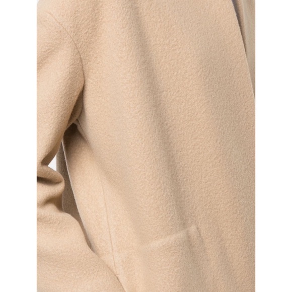 Vince oversize collarless wool coat in Lim… - Picture 9 of 14